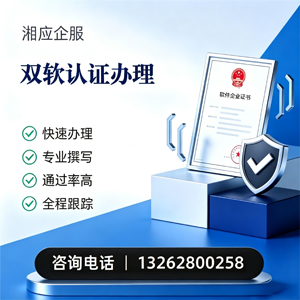 惠州双软认证申报服务