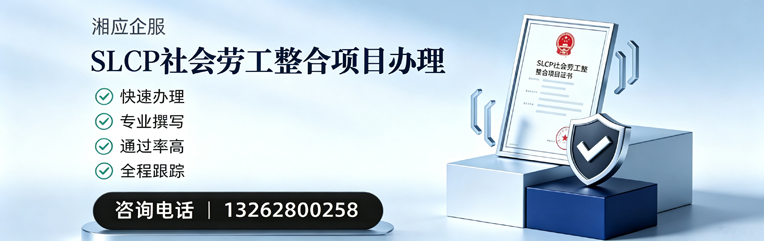 惠州SLCP社会劳工整合项目申报服务