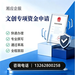 惠州文创专项资金申报服务