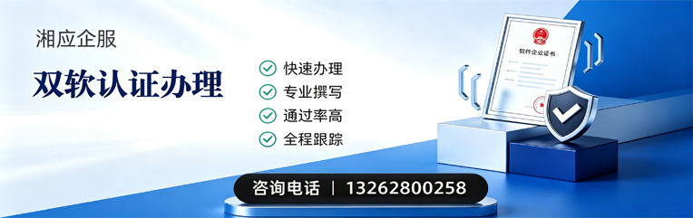 惠州双软认证申报服务